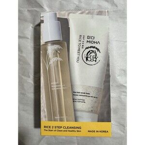 MIDHA KOREAN BEAUTY Rice Cleansing Oil + Rice Bran Scrub 2-Step Cleansing Kit!